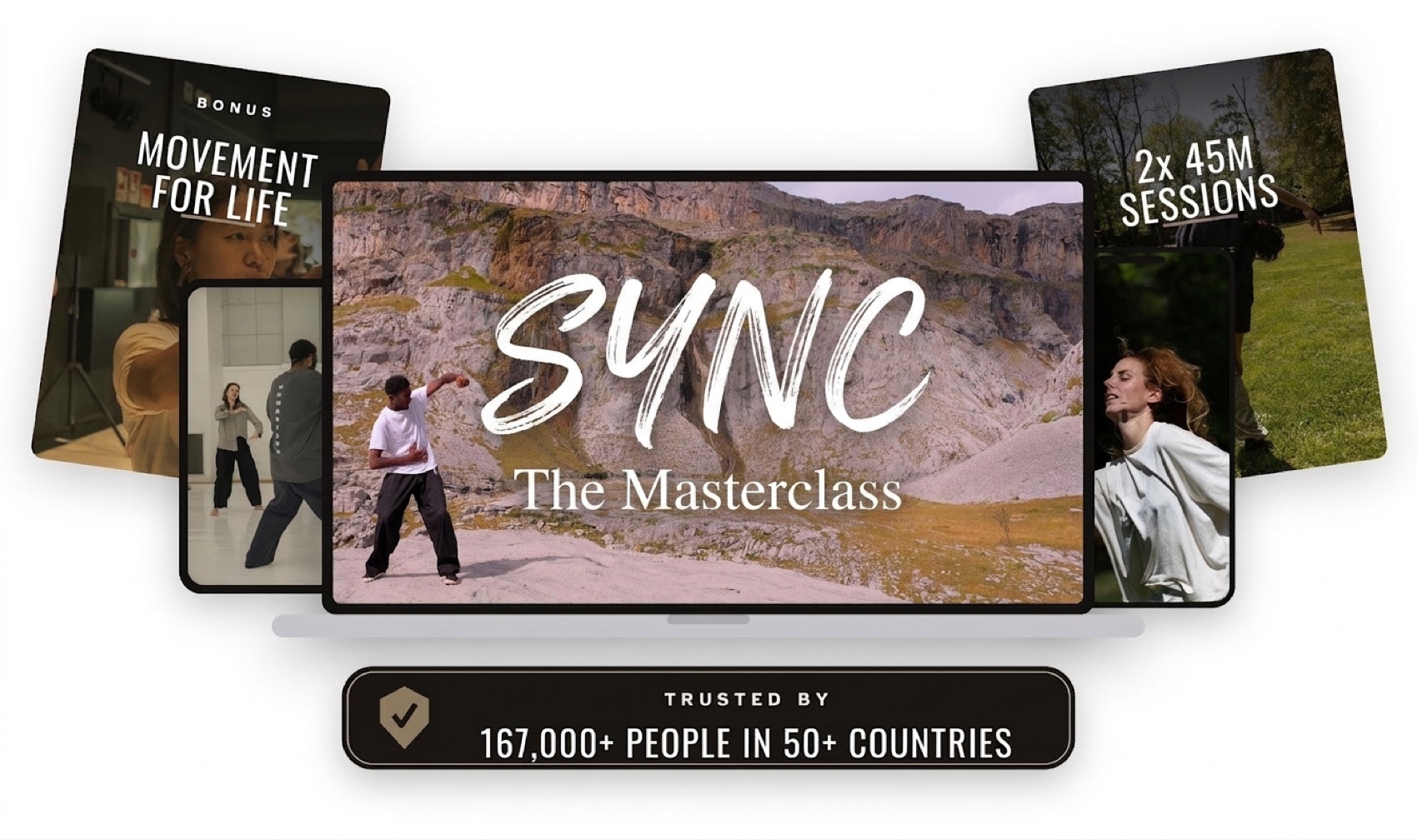 SYNC Masterclass on laptop, tablet and phone